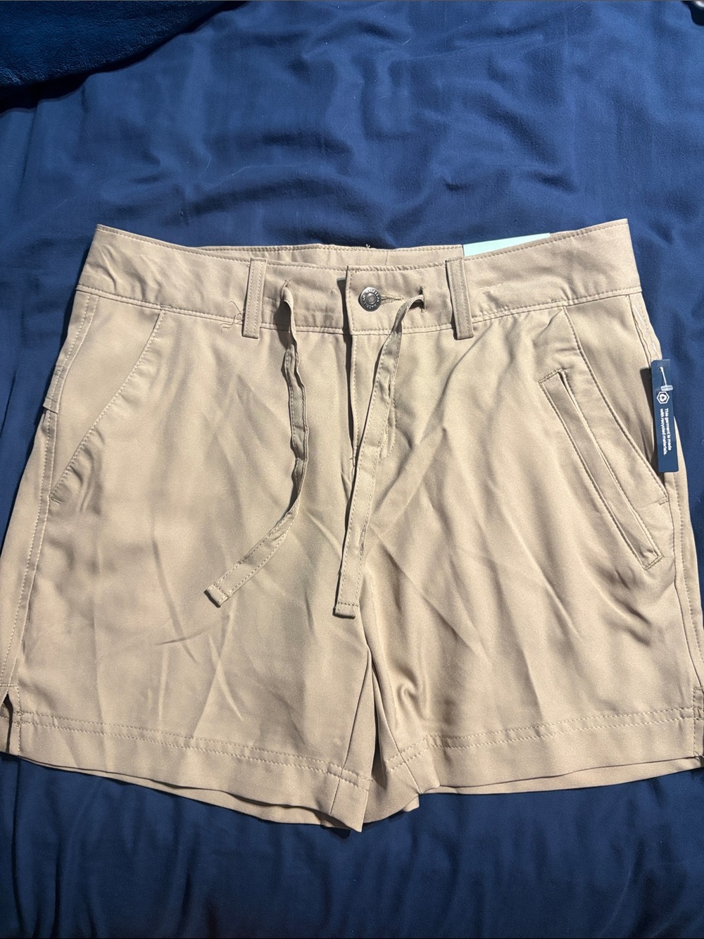 Magellan Outdoors Khaki Drawstring Utility Shorts